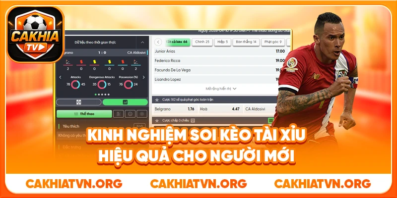 Kinh Nghiệm Soi Kèo Tài Xỉu Hiệu Quả Cho Người Mới